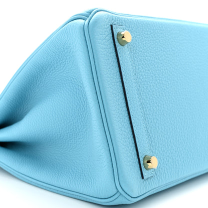 Hermes Togo Birkin 30 Blue Du Nord 8 of 13