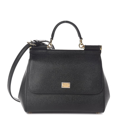 Dolce & Gabbana Dauphine Medium Miss Sicily Satchel Black 1 of 9