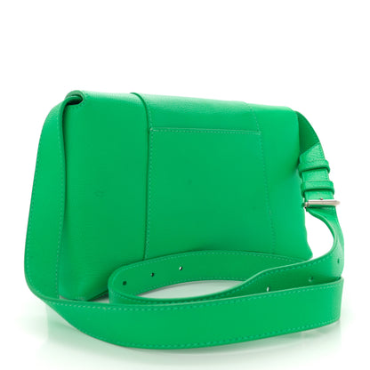 Balenciaga Grained Calfskin XS Downtown Shoulder Bag Vivid Green 3 of 16
