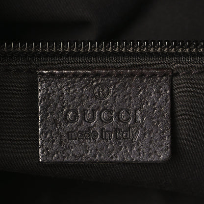 Gucci Monogram Medium Half Moon Hobo Dark Brown 6 of 9