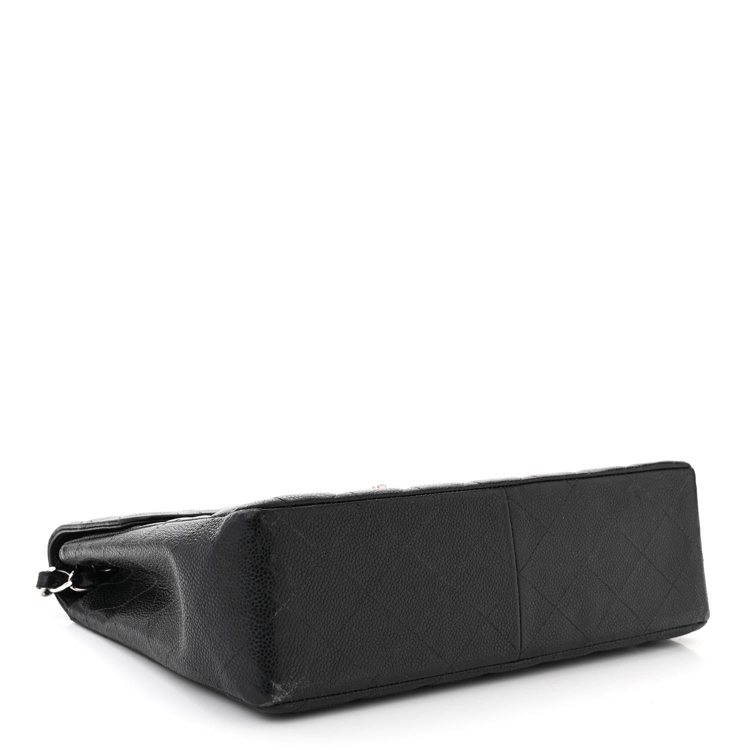 Chanel Caviar Jumbo Single Flap Black 4 of 10