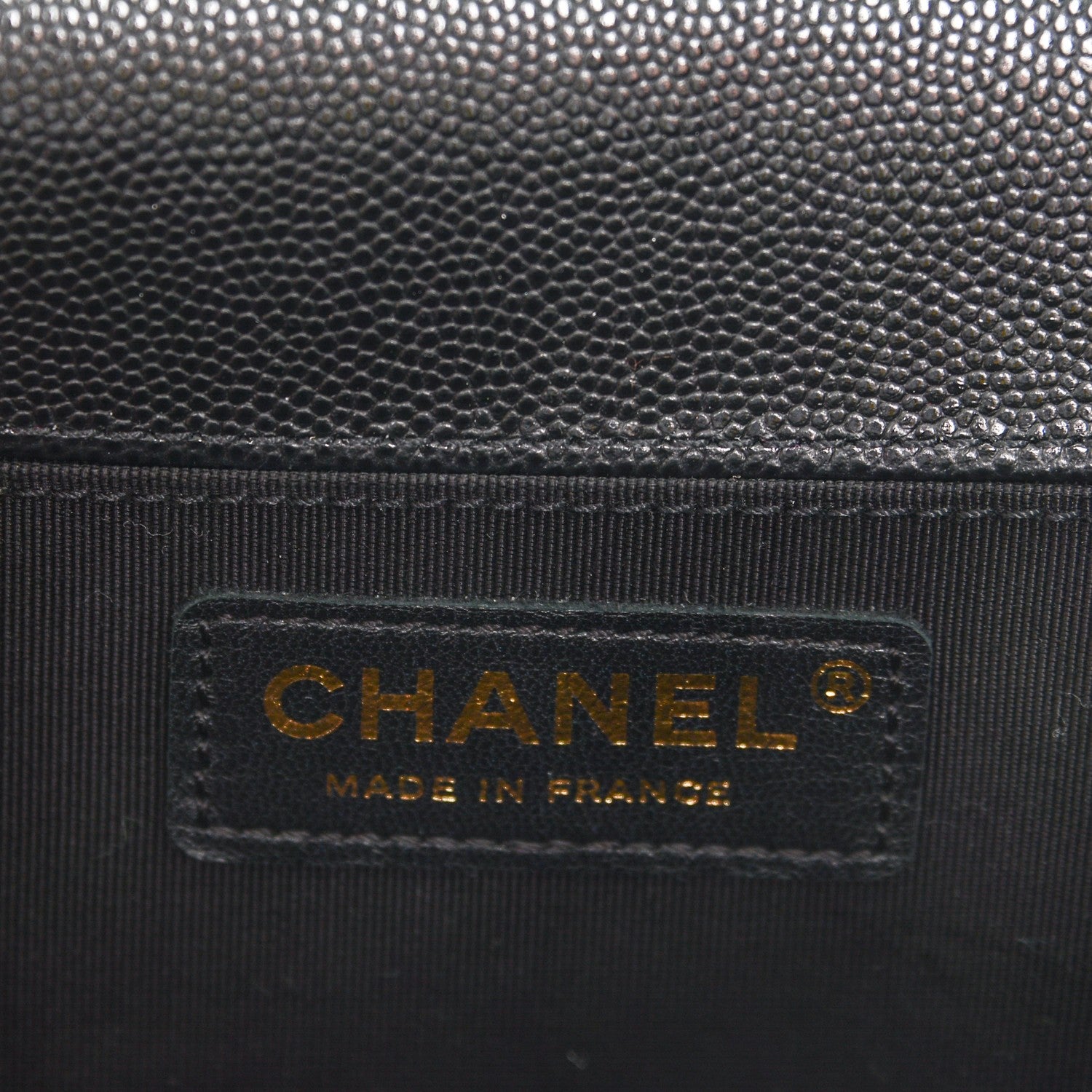 Chanel Caviar Quilted Medium Boy Flap Black 6 of 7