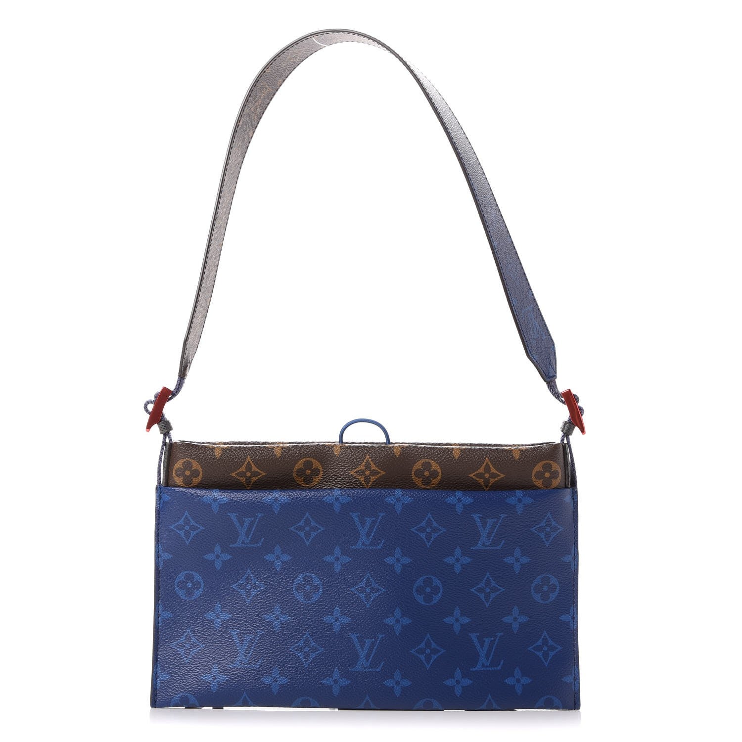 Louis Vuitton Monogram Small Outdoor Pouch Pacific Blue 1 of 7
