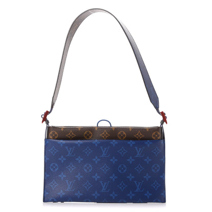 Louis Vuitton Monogram Small Outdoor Pouch Pacific Blue 1 of 7