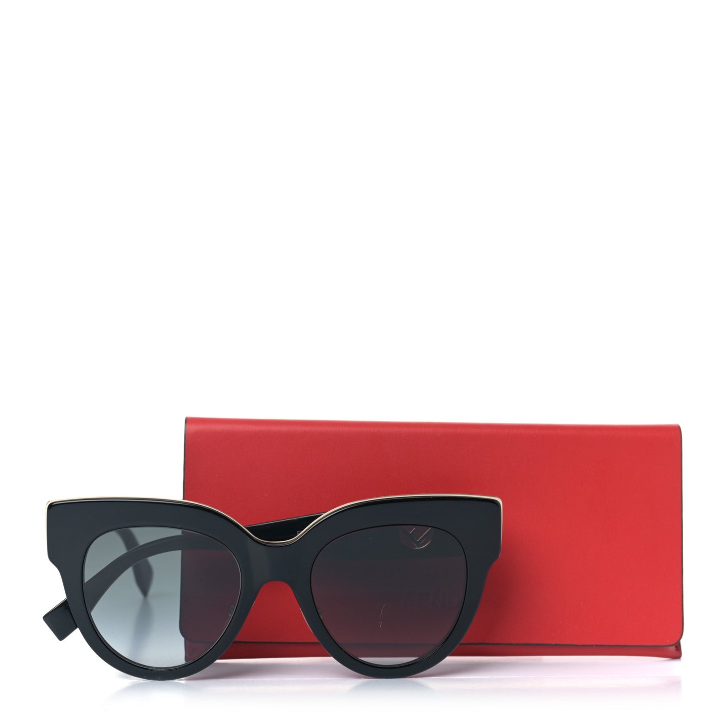 Acetate F is Fendi Cat Eye Sunglasses FF 0360/G/S Black