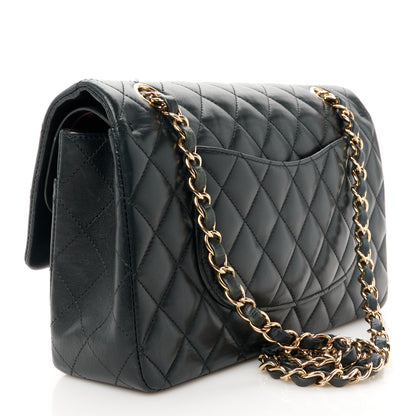 Chanel Lambskin Quilted Medium Double Flap Black 3 of 12