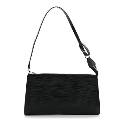 Louis Vuitton Epi Pochette Accessories 24 Black 1 of 9