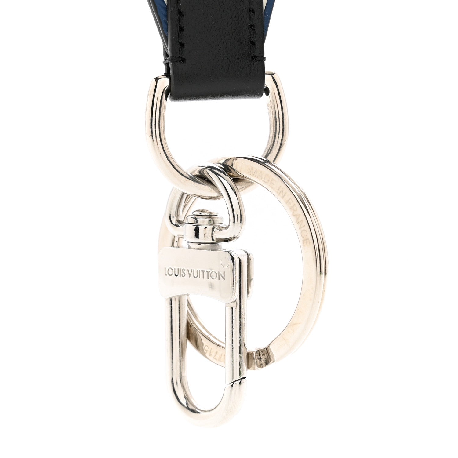 Louis Vuitton Capital LV Bag Charm Key Holder Blue 3 of 5