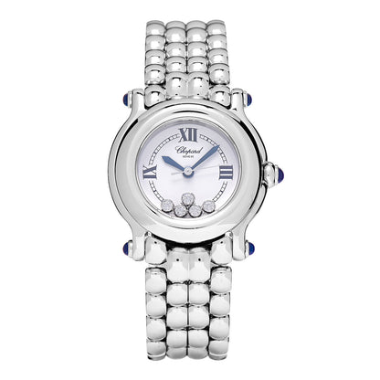 Chopard Stainless Steel 5 Diamond 26mm Happy Sport Quartz Watch 1 of 6