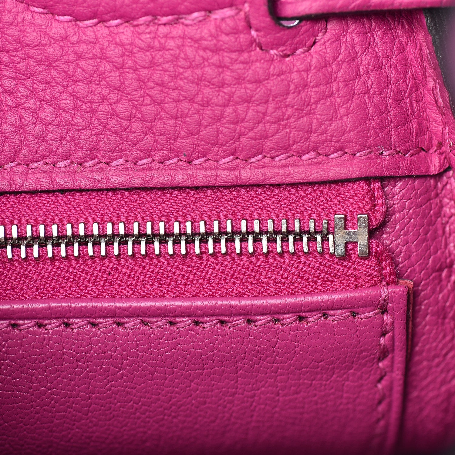 Hermes Togo Kelly Retourne 28 Rose Pourpre 33 of 42