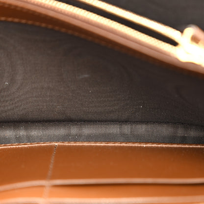 Gucci GG Supreme Monogram Azalea Calfskin Horsebit 1955 Zip Around Wallet Beige Ebony Brown Sugar 6 of 9