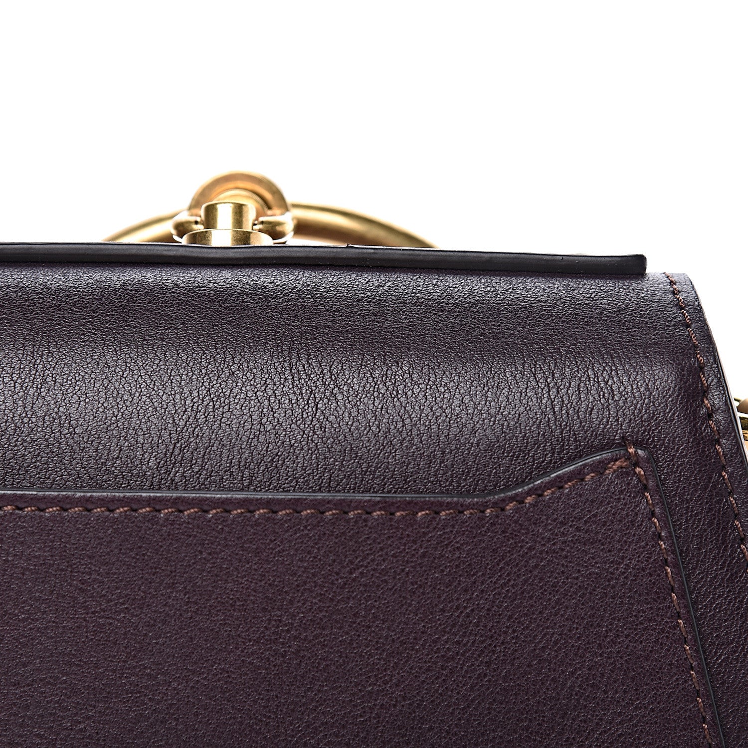 Chloe Calfskin Small Nile Bracelet Bag Intense Violine 8 of 10