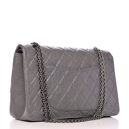 Chanel Aged Calfskin Quilted 2.55 Reissue 227 Flap Grey 3 of 12