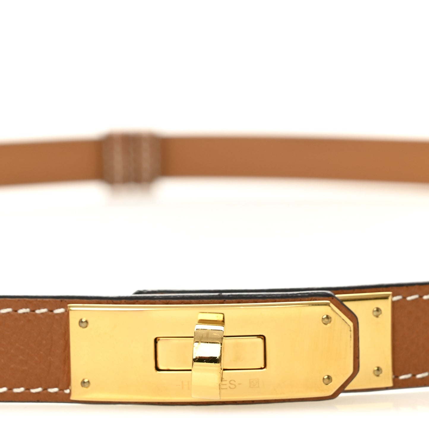 Epsom Kelly Belt Gold