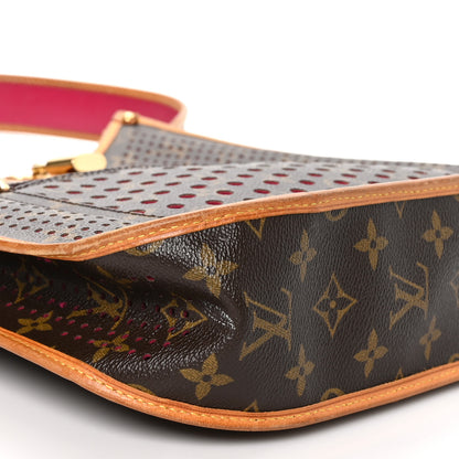 Louis Vuitton Monogram Perforated Musette Fuchsia 8 of 12