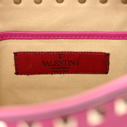 Valentino Garavani Calfskin Rockstud Camera Crossbody Bag Rose Violet 6 of 12