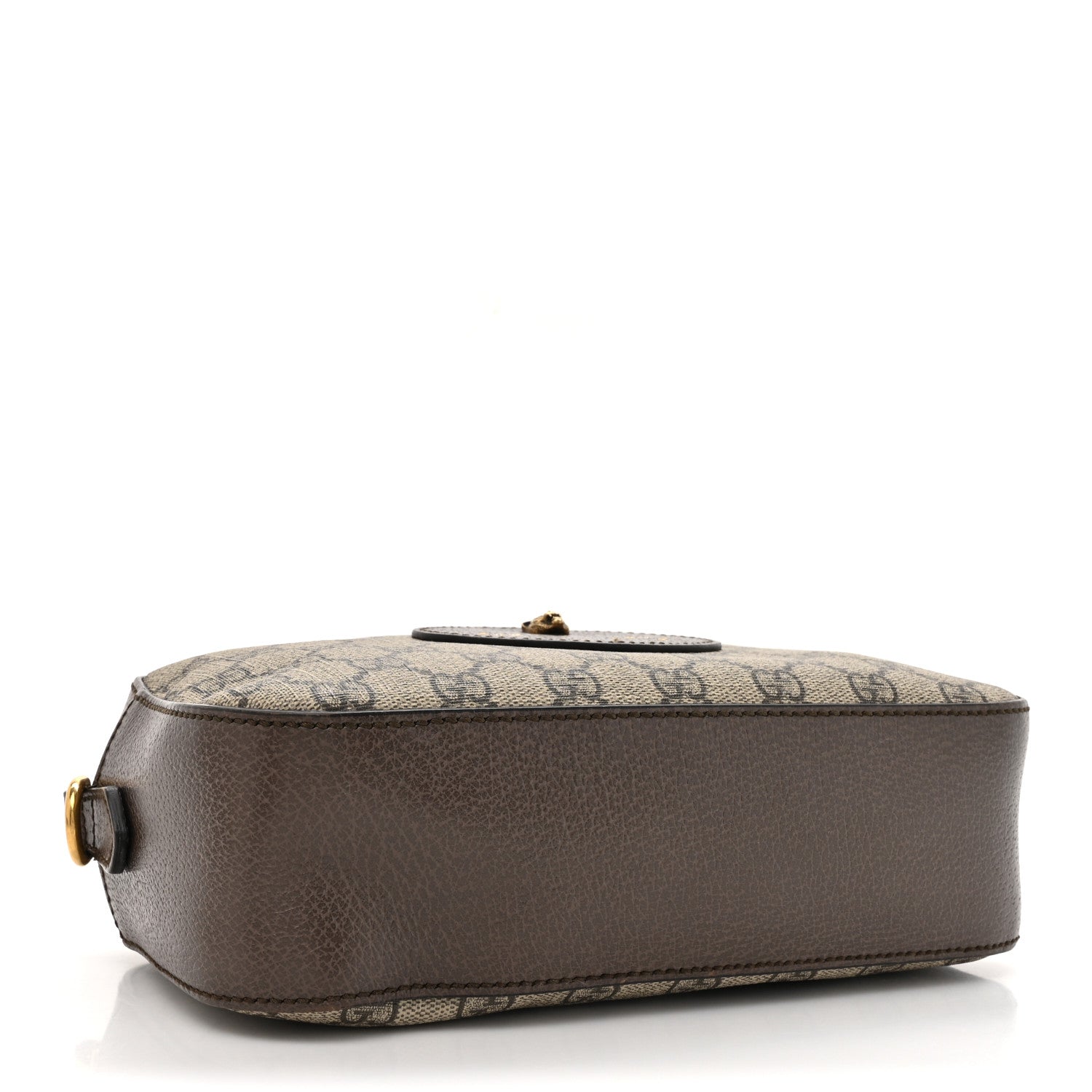 Gucci GG Supreme Monogram Web Neo Vintage Shoulder Bag Beige New Acero Crop 4 of 17