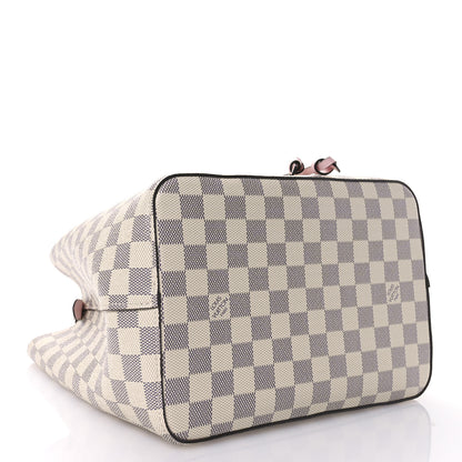 Louis Vuitton Damier Azur Neonoe MM Eau De Rose 4 of 10