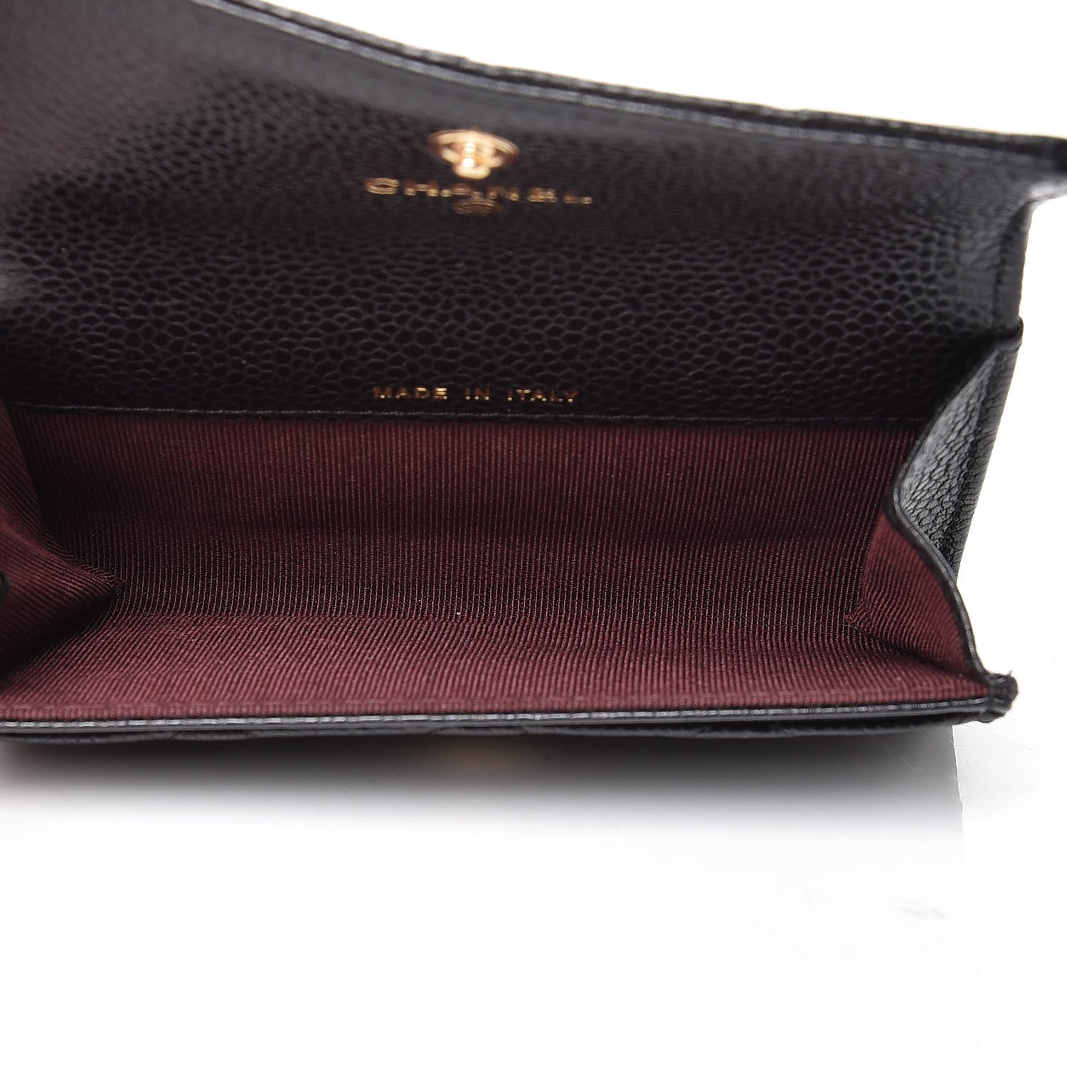 Chanel Caviar Quilted Flap Card Holder Black 5 of 8