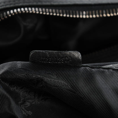 Burberry Prorsum Calfskin Studded Knight Satchel Black 8 of 10