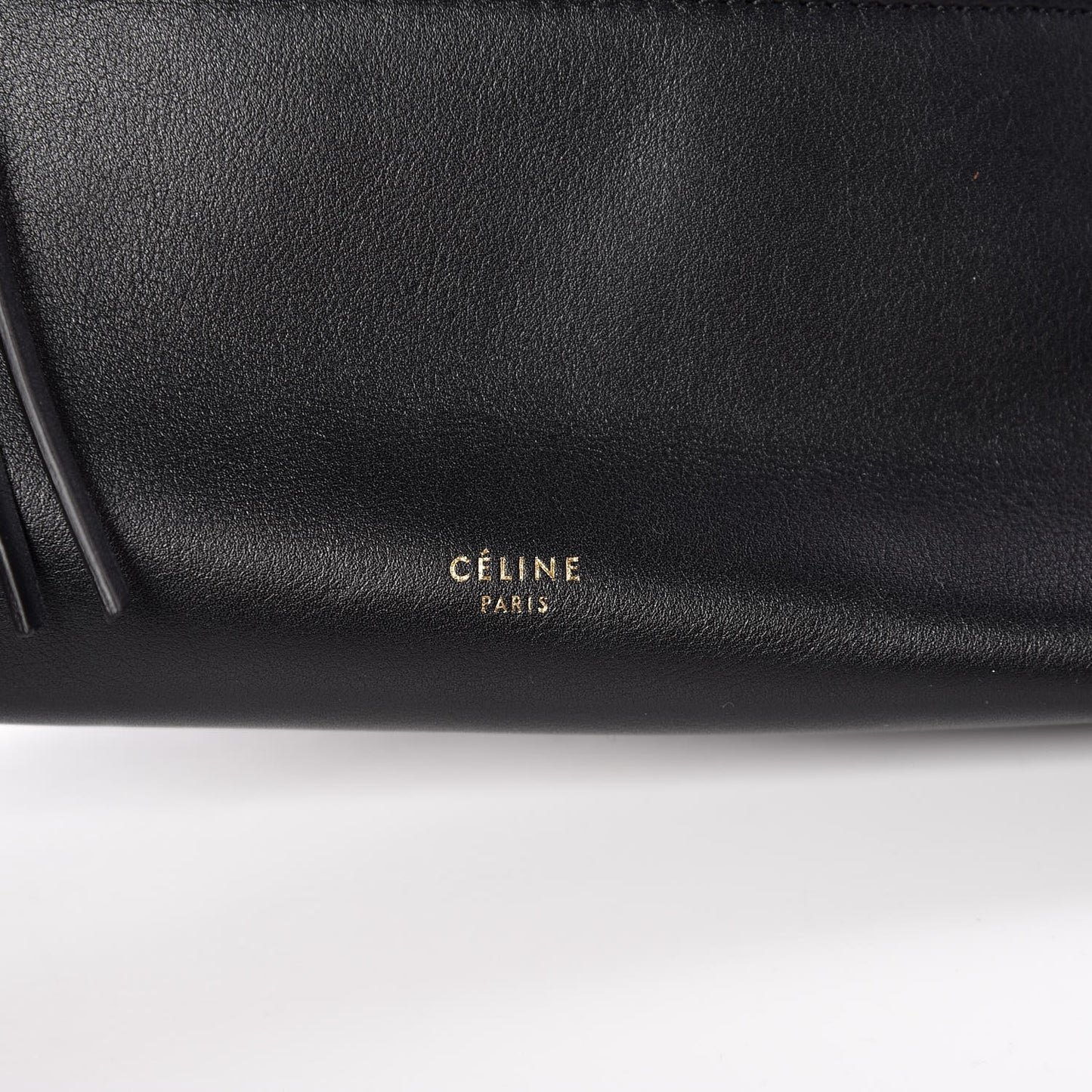 Lambskin Flap Clasp Shoulder Bag Black