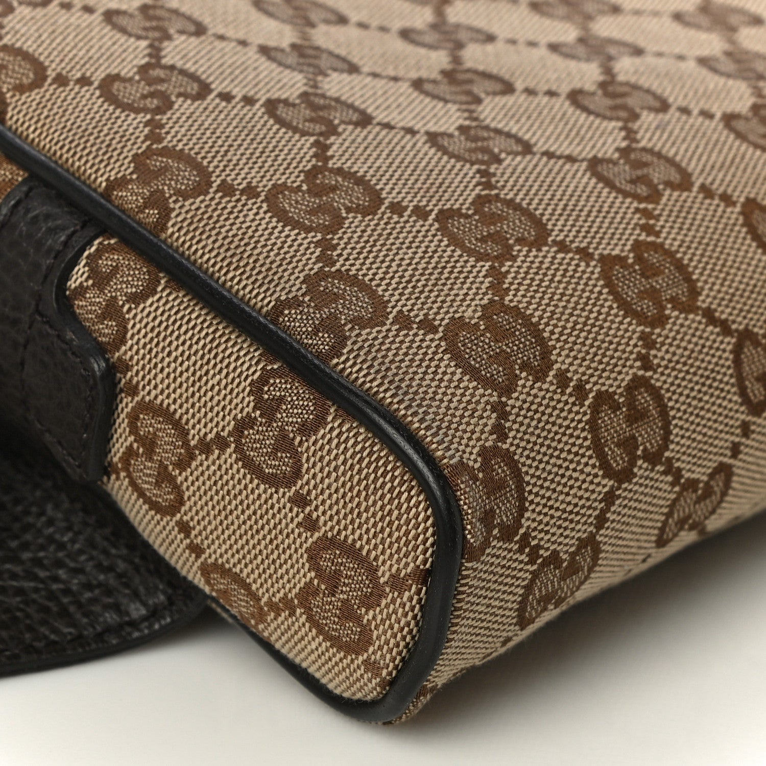 Gucci Monogram Belt Bag Dark Brown 10 of 11