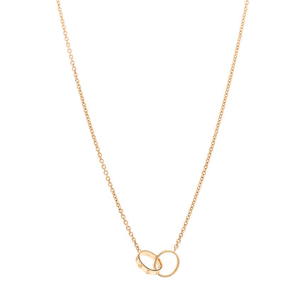 Cartier 18K Yellow Gold Interlocking LOVE Necklace 1 of 5