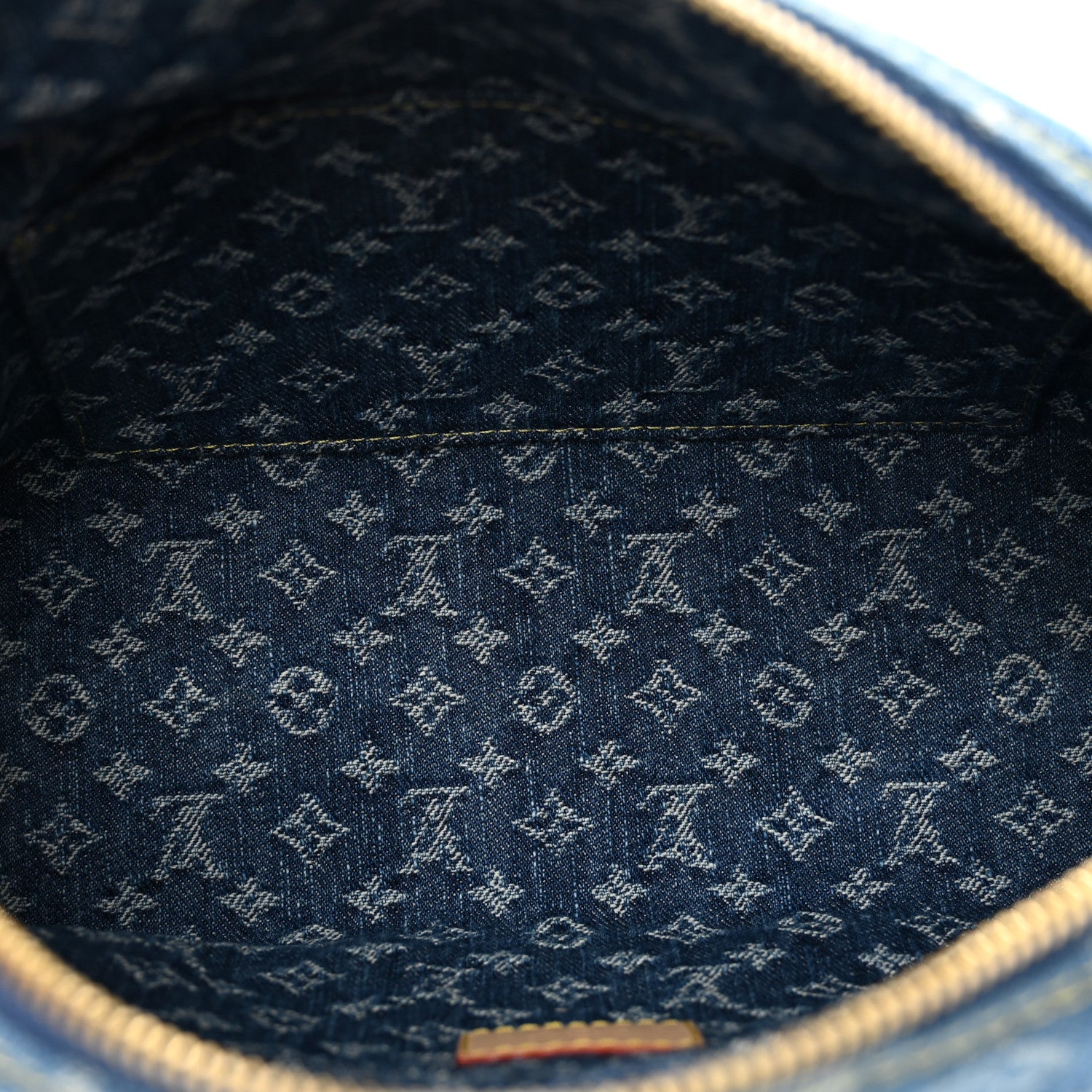 Louis Vuitton Monogram Denim Pochette Cosmetique GM Denim Blue 5 of 6