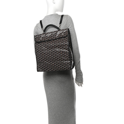 Goyard Goyardine Saint Leger Soft Briefcase Backpack Black 2 of 9