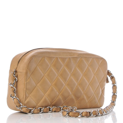 Chanel Lambskin Camera Case Beige Clair 3 of 15