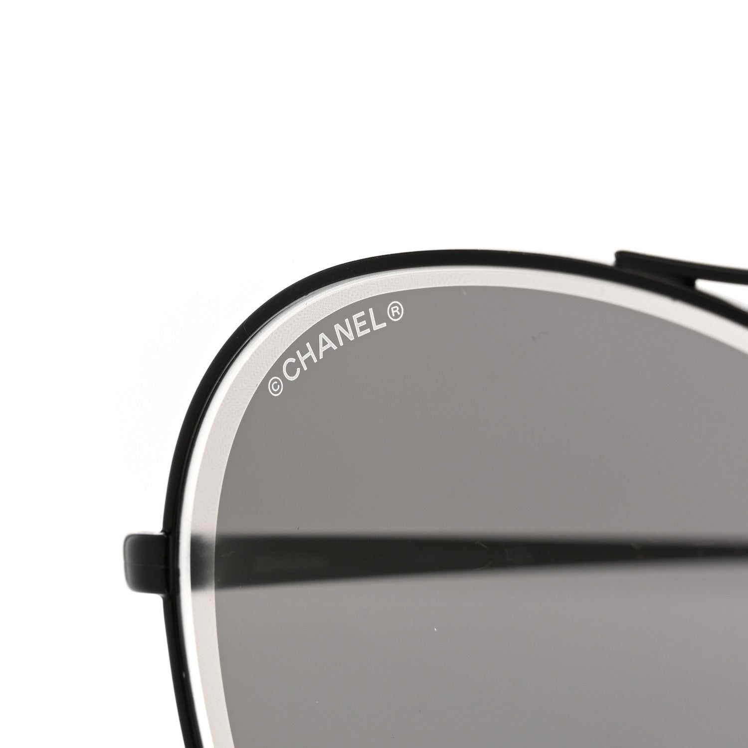 Chanel Metal Pilot Sunglasses 4260 Black 7 of 7