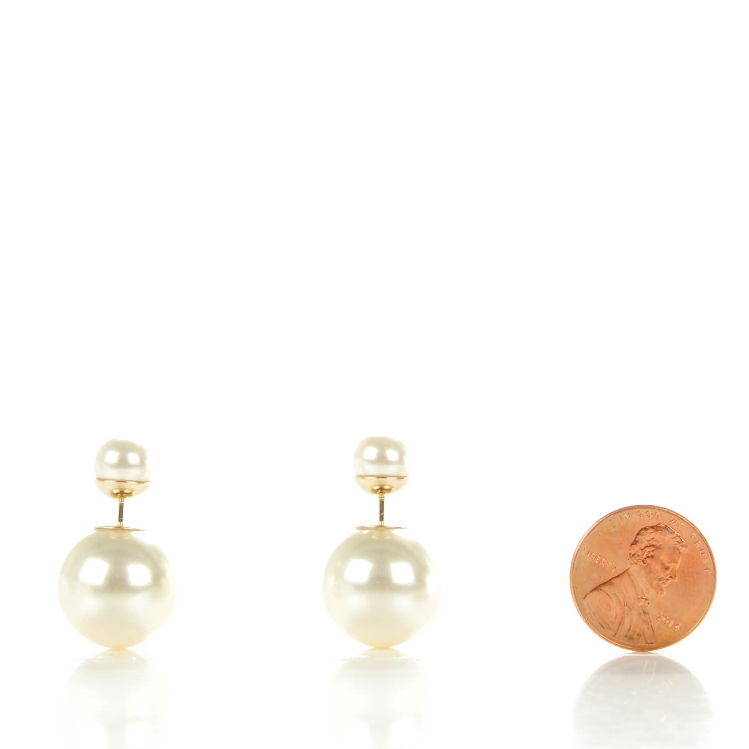 Christian Dior Pearl Mise En Dior Tribal Earrings 2 of 5