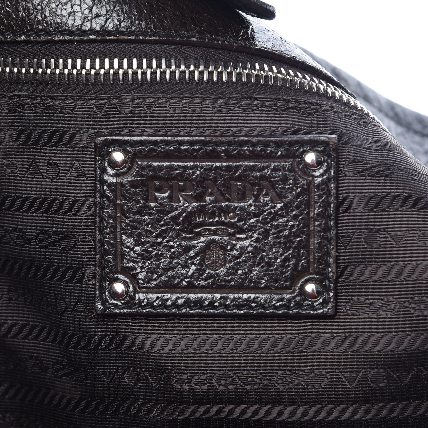 Cervo Lux Chain Shoulder Bag Ebano