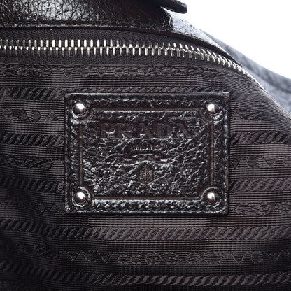 Prada Cervo Lux Chain Shoulder Bag Ebano 6 of 9