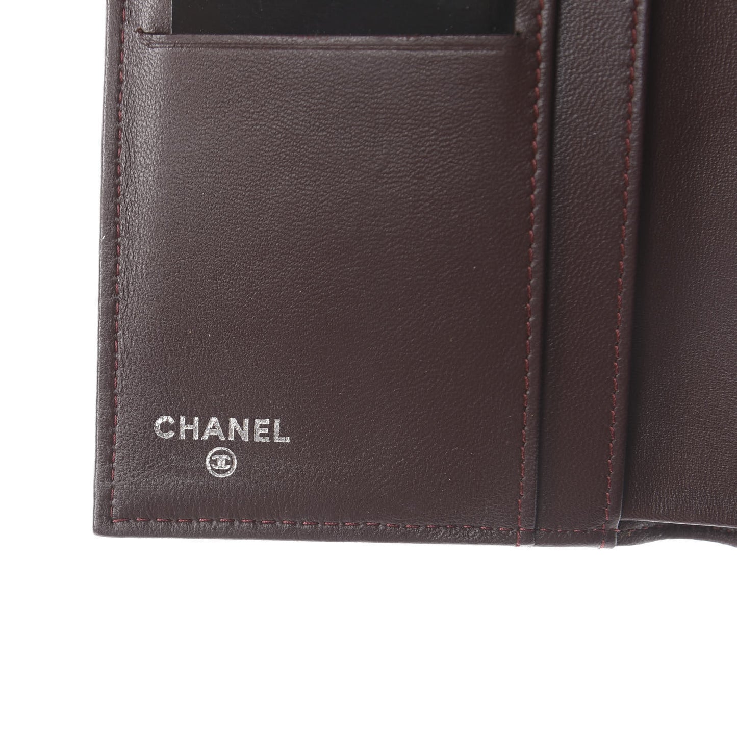 Lambskin Quilted Large Flap Wallet Black