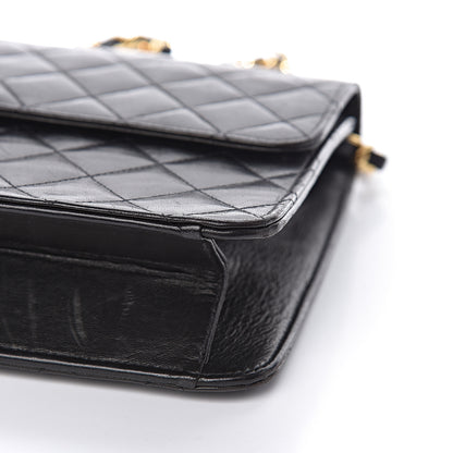 Chanel Lambskin Quilted Medium Single Flap Black 17 of 21