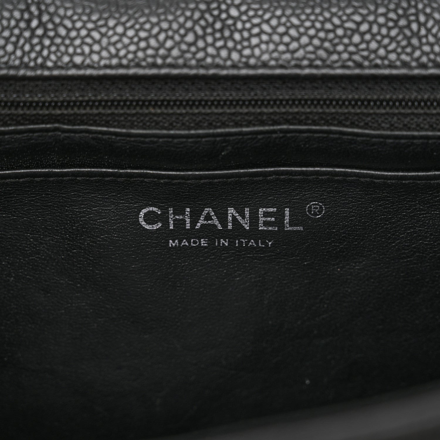 Chanel Caviar Quilted Jumbo Single Flap Black 6 of 14