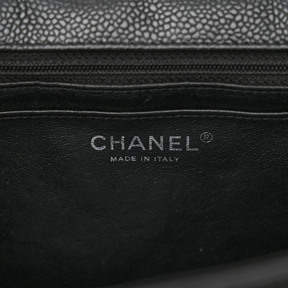 Chanel Caviar Quilted Jumbo Single Flap Black 6 of 14