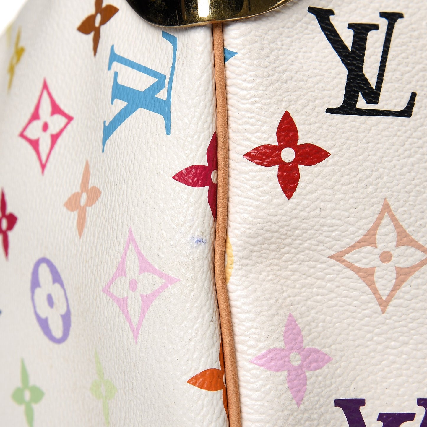 Monogram Multicolor Speedy 30 White