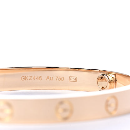 Cartier 18K Yellow Gold LOVE Bracelet 16 5 of 7