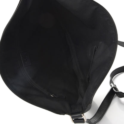 Gucci Denim Monogram Large Half Moon Hobo Black 5 of 11