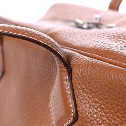 Hermes Taurillon Clemence Victoria II 35 Gold 17 of 21