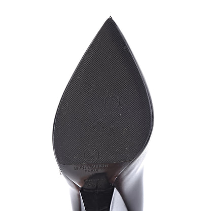 Saint Laurent Calfskin Niki 105 Wedge Booties 35.5 Black 11 of 13