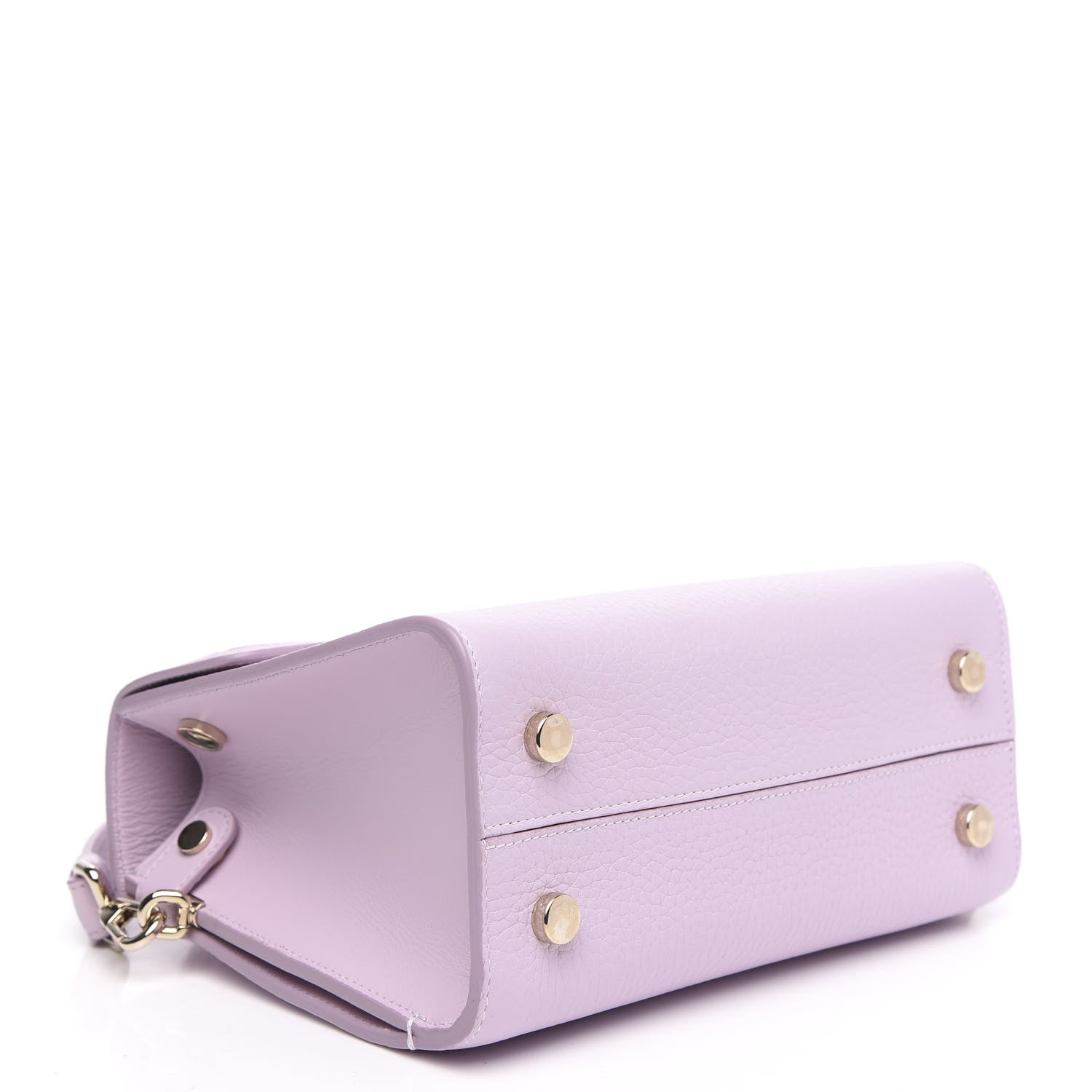 Christian Dior Grained Calfskin Mini Diorever Flap Lilac 4 of 9