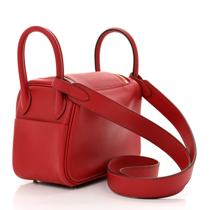 Hermes Swift Mini Lindy 20 Rouge Piment 3 of 11