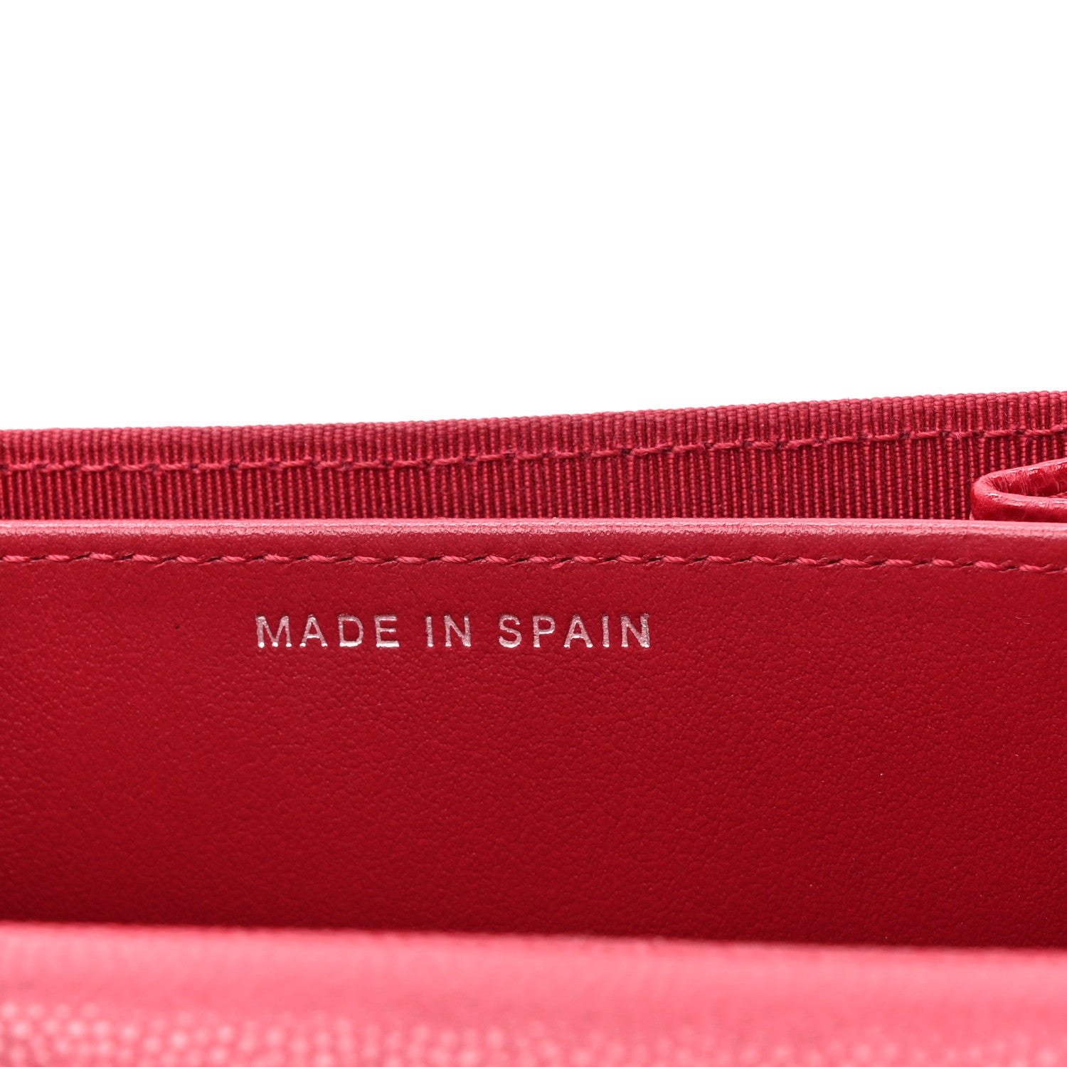 Chanel Caviar Quilted Flap Card Holder Wallet Red 7 of 9