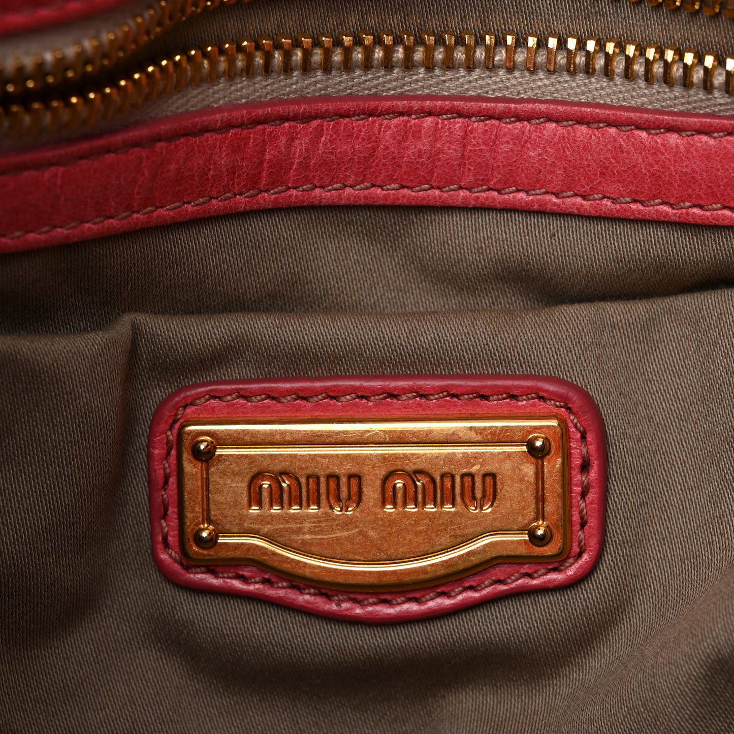 Vitello Lux Gathered Tote Rosa