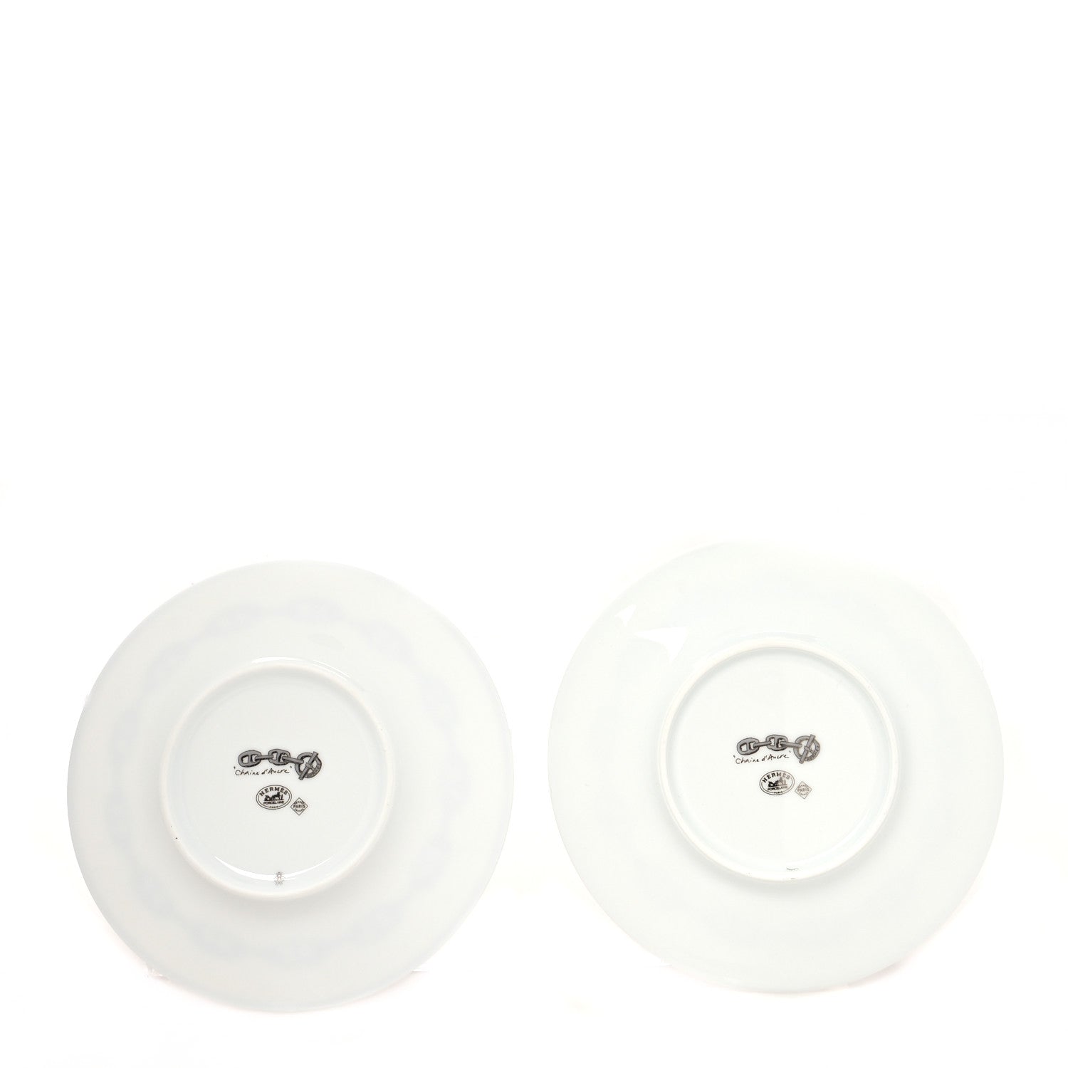 Hermes Porcelain Platinum Chaine d'Ancre Tea Cup and Saucer Set of 2 9 of 13