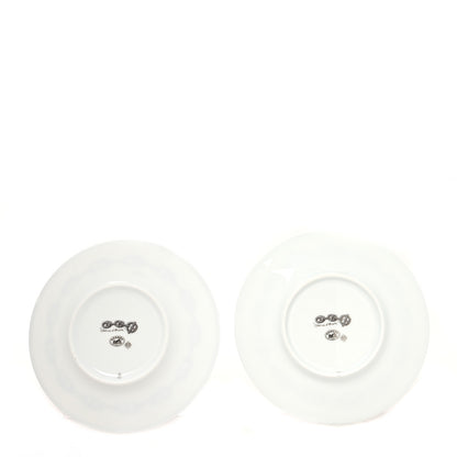 Hermes Porcelain Platinum Chaine d'Ancre Tea Cup and Saucer Set of 2 9 of 13