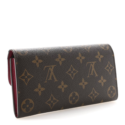 Louis Vuitton Monogram Emilie Wallet Fuchsia 3 of 6